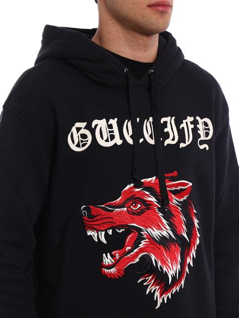 hoodie wolf gucci|gucci dragon hoodie.